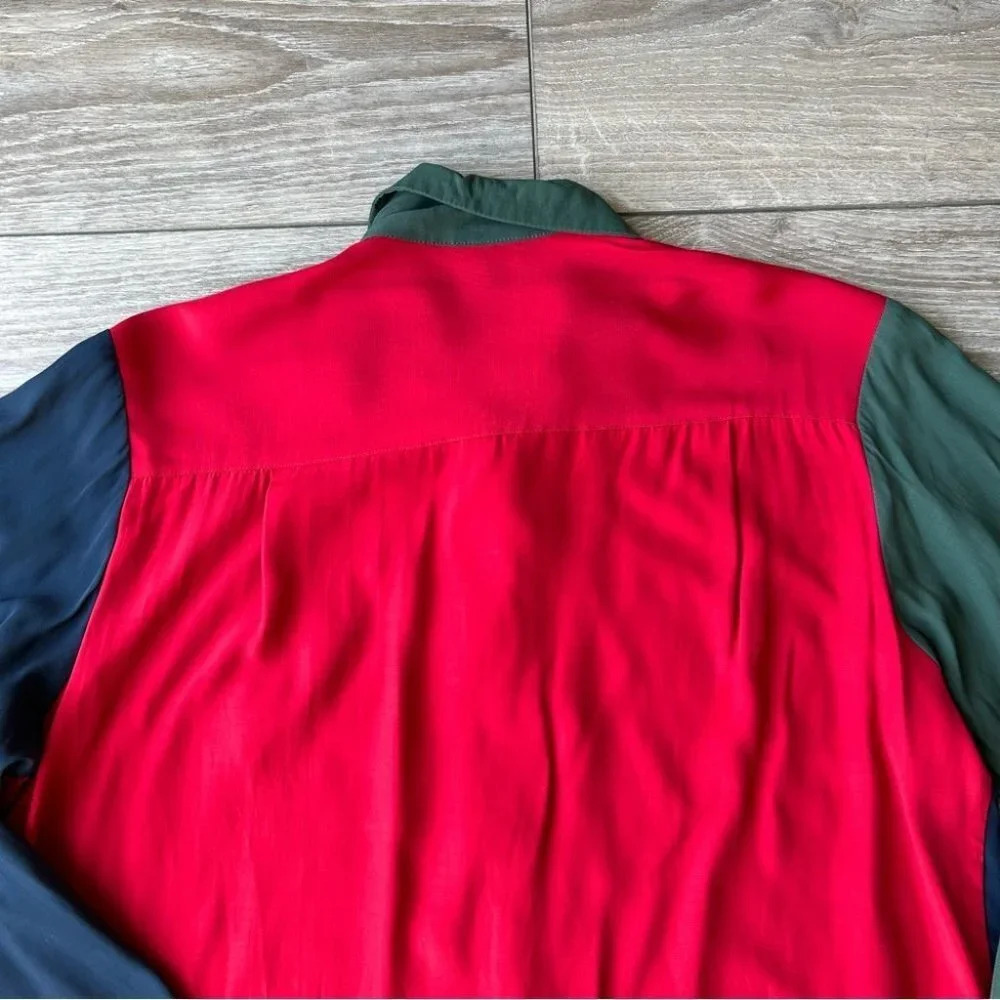 Vintage Eric Alexandre Colorblock Button Down Shirt - Picture 14 of 15